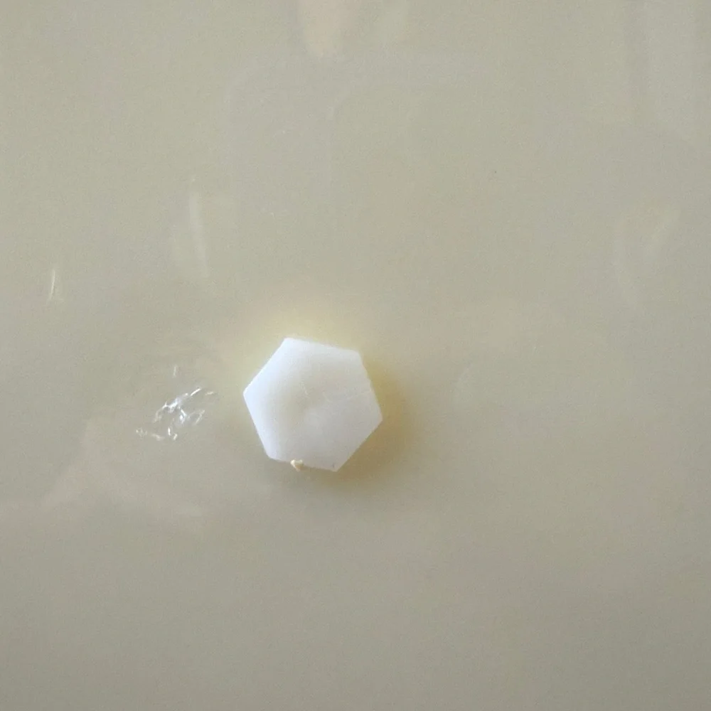 Elegant Cream Two-Tier Serving Tray plastic server sandwich cupcake dessert - Picture 6 of 9